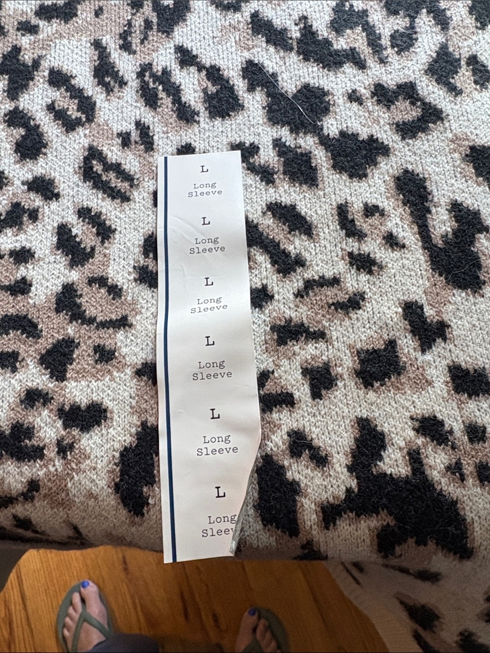 a new day Beige and Black Leopard-Print Cardigan - Picture 6 of 11